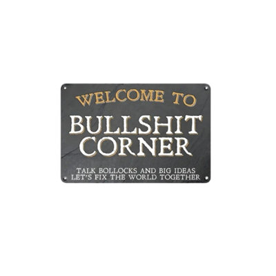 Decorative items Welcome To The  Corner  Vintage Wooden Wall Panels -  For Wall Decoration