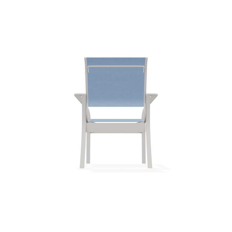 Leeward Outdoor Dining Chair, Snow, Sky
