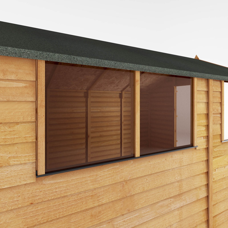 Mercia 10 x 8ft Overlap Apex Shed, No