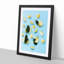Mint Lime Pineapple and Apple - Picture Frame Graphic Art Print-55733571-55733575