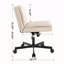 Fauteuil de bureau pivotant à 360 ° de grande taille avec roulettes