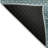 Machine Washable Indoor/Outdoor Christain ACN1425 Teal Rug-102877998