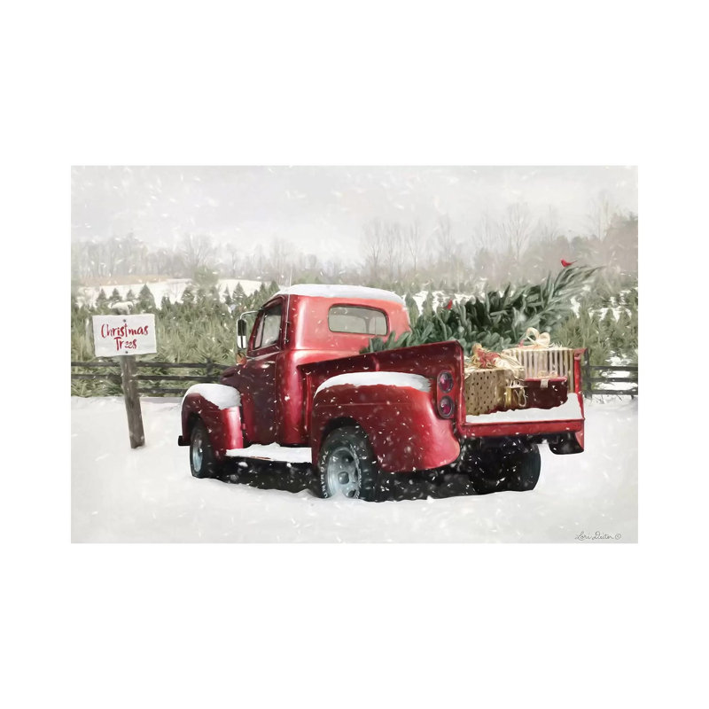 Winter Stop by Lori Deiter - Wrapped Canvas Print, 20.32 cm H x 30.48 cm W