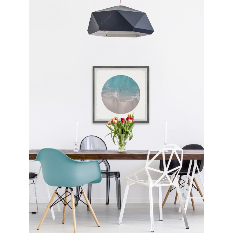 Beach and Waves 1 Piece Single Picture Frame Wall Art, 61cm H x 61cm W x 3.81cm D