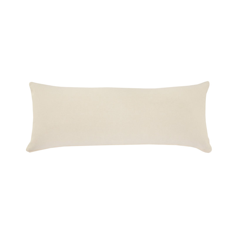 Housse de coussin rectangulaire en coton, Polyester, Bleu