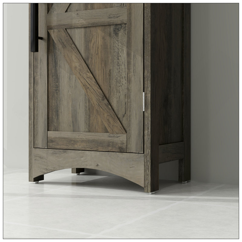 Armoire de rangement étroite, étroite et étroite avec tiroir, Gris