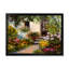 Fleurs colorées dans une maison méditerranéenne II - reproduction d'art sur toile-1440053112-1440053119