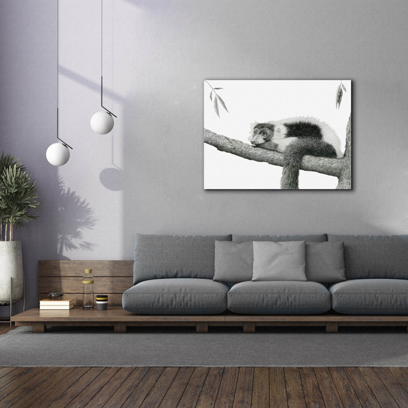 «Madagascar Velvet» par Darlene Pavlovich, art mural sur toile, H 40 po x l 54 po x P 1,5 po