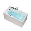 Baignoire profonde en acrylique avec siège intégré et peu encombrante pour les petites salles de bain-138338142