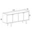 Anatolija 150cm Console Table-73823672