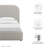 Keynote Upholstered Fabric Curved Platform Bed-101181370-101181368