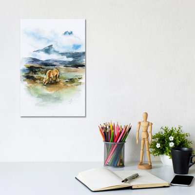 Icelandic Horse by Andrea Fairservice - Wrapped Canvas Painting