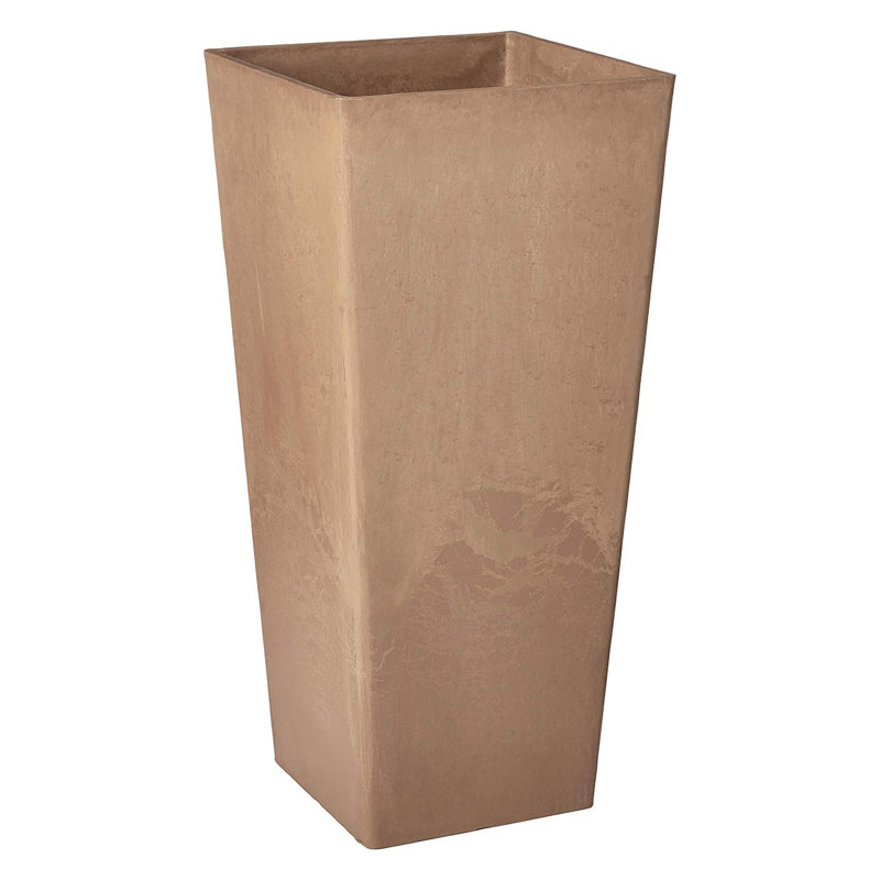 Pot à fleurs en plastique Musson, Taupe