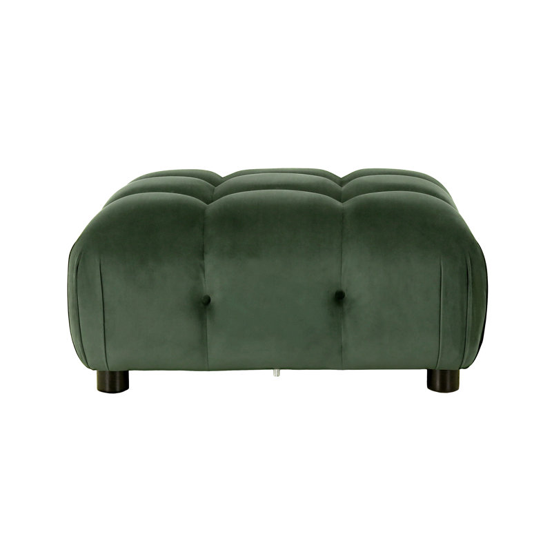 Repose-pieds carré large 35 po Mehinder, Vert forêt