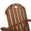 Fauteuils de patio en bois d'acacia massif
