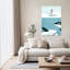 Arctic Orca Encounter Contemporary Whale Landscape Nature Wall Art Print 1 Piece Wrapped Canvas Wall Art-55967455
