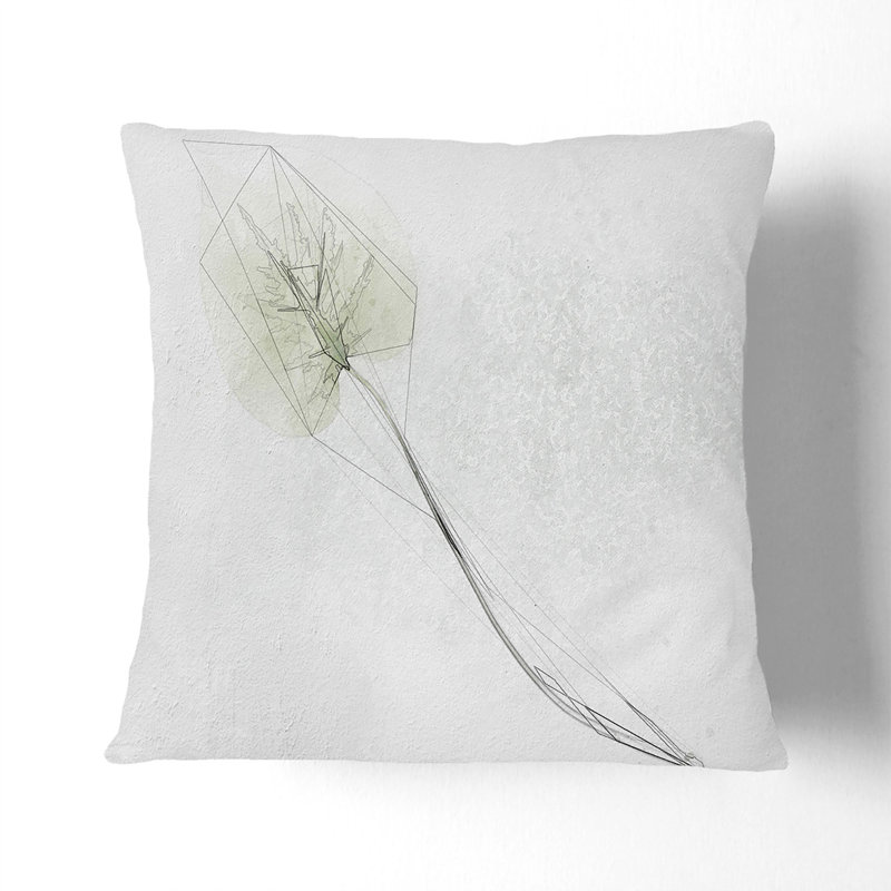 Square Throw Cushion, White, 55cm H x 55cm W x 20cm D