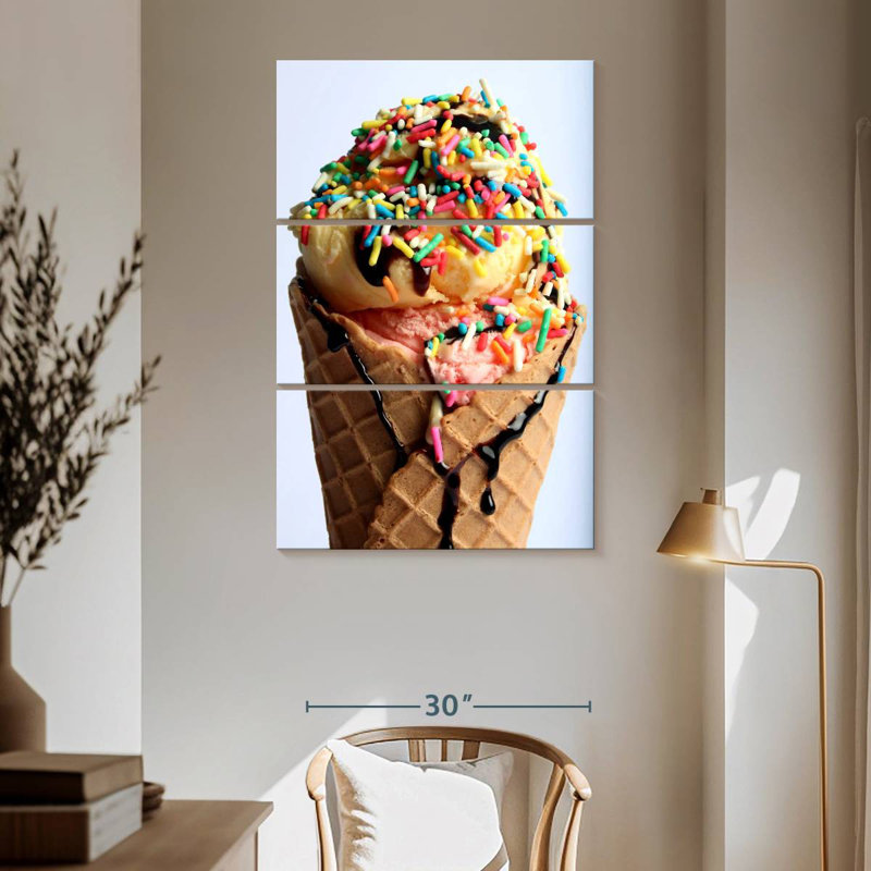 Yarlin Sprinkles On Ice Cream, 65" H x 42" W