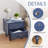 18.14'' Tall 2 Drawer Farmhouse Nightstands-1980423082