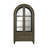 Arched Display Cabinet w/ Adjustable Shelves & LED Lighting