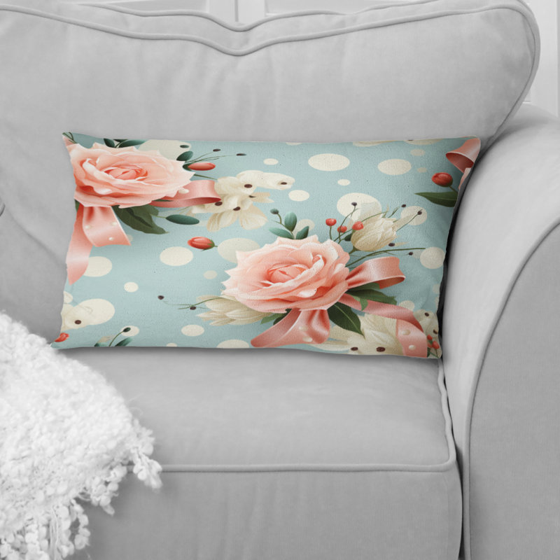 Floral Throw Pillow