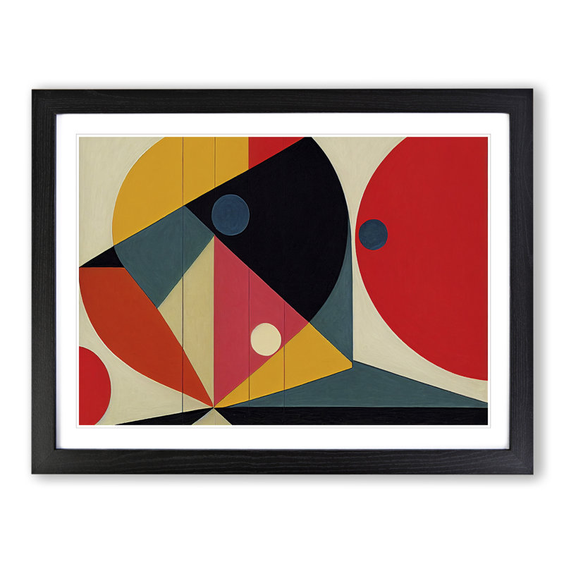Glorious Abstract - Framed Print, Black, 46cm H x 64cm W x 2cm D