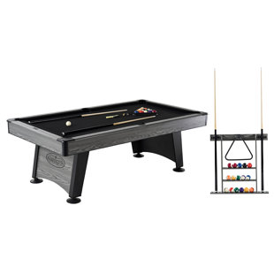 Table de billard 7,5 pi avec porte-queues et accessoires Barrington Billiards Blackstone