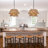 5-Light Hand-Woven Hemp Rope Chandelier