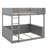 Queen Size Bunk Bed With Integrated Shelves, Storage Space, LED Lighting, And USB Port-1617778676