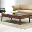 Table basse en noyer noir clair
