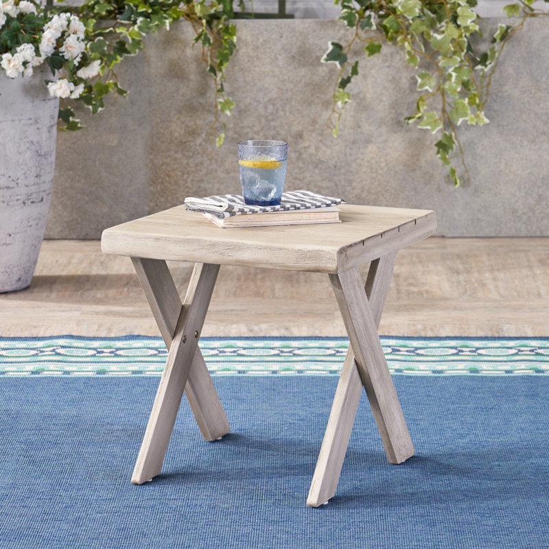 Table d'appoint Marina, Gris clair