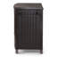 Glacière en résine tressée avec armoire de rangement l 18,81 po x P 21,06 po Suncast, fabriquée aux États-Unis