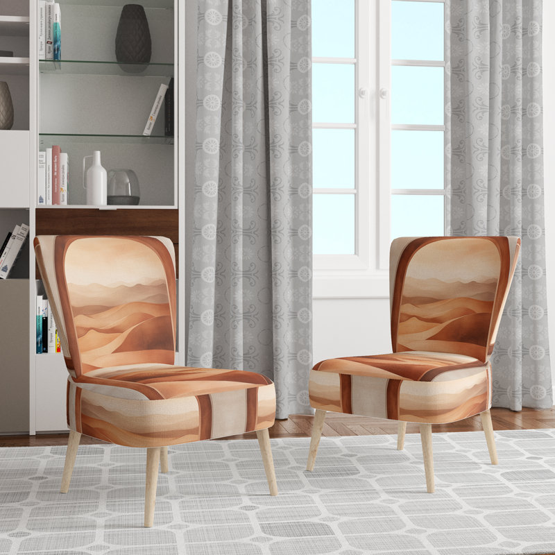 Chaise d'appoint Desert Desert, Side Chair Armless