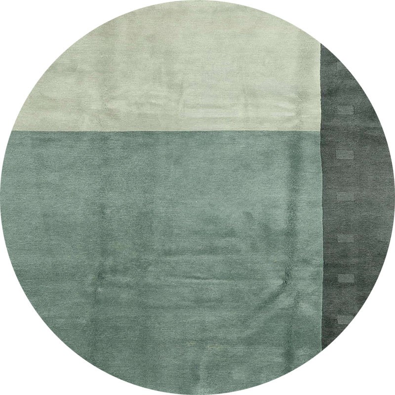 Abstract Indoor Rug, Round 8'