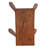 Canyon Lodge Solid Wood Saddle Stool