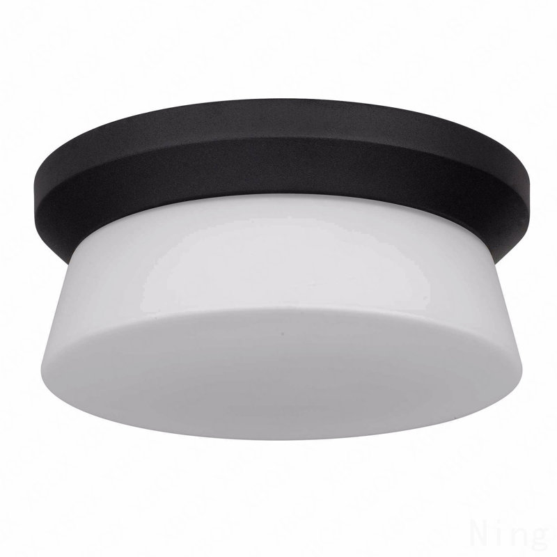 Plafonnier encastré noir intégré 11 pouces