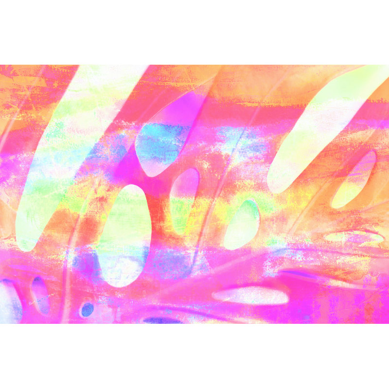 Summer Cheerfulness II by Eva Bane - Painting, 30cm H x 46cm W, Black Floater Framed