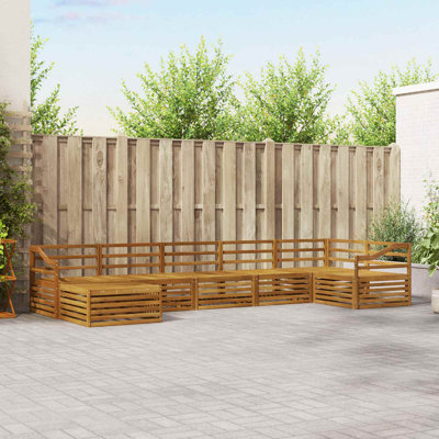 404cm Wide Patio Sectional Set