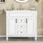 Meuble-lavabo élégant avec design fonctionnel et grand espace de rangement-1375570639