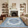 Groner Area Rugs Machine Washable Boho Rug For Living Room Bedroom