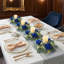 2 bougies de fleurs artificielles pour couronnes et piliers-1303403063