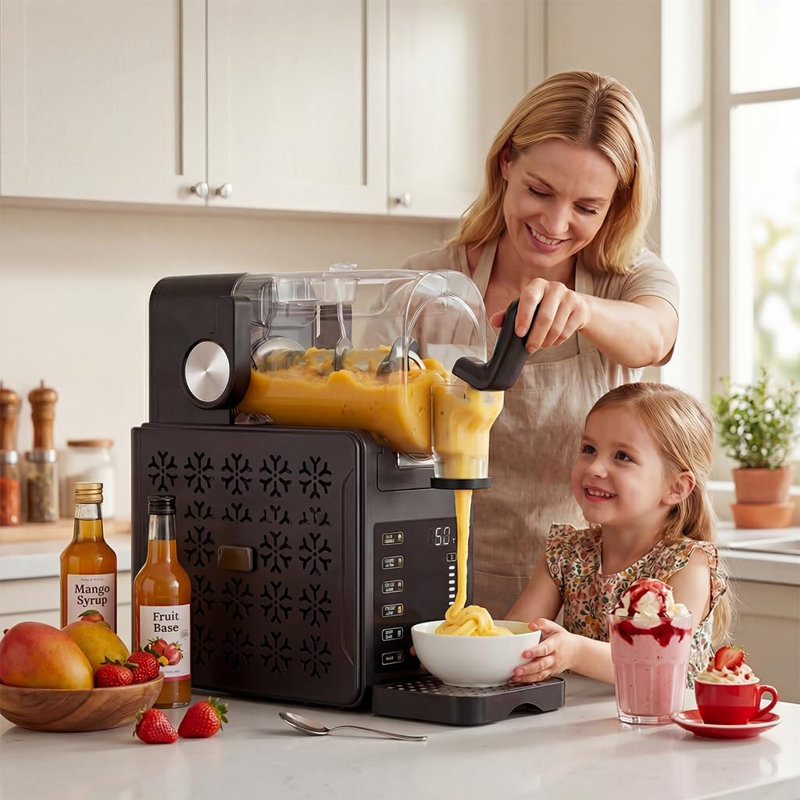 88oz Commercial Slushie Machine 5 presets Frozen Drink Maker, Digital Temp Control,No Ice Needed Quiet Operation&Self-Cleaning,Perfect for margaritas, Smoothies, Bars, Cafes, and Parties