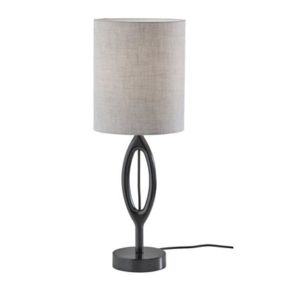 Lampe de table en bois massif Osie