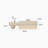 Modern Minimalist Beige Baked Enamel Creative Design Reception Desk