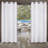 Exclusive Home Miami Semi-Sheer Textured Indoor/Outdoor Grommet Top Curtain Panel Pair-2089571594-2089571592