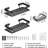 Licinia 2 Piece Accent Shelf with Hooks