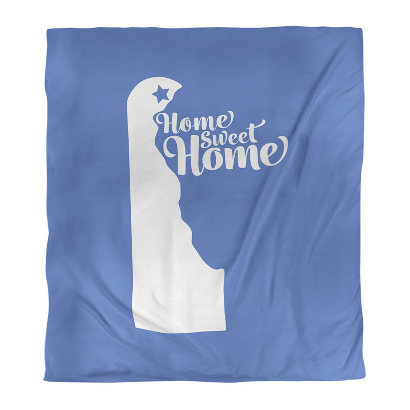 Housse de couette wilmington doux, Housse de couette pour grand lit, Bleu, Microfibre