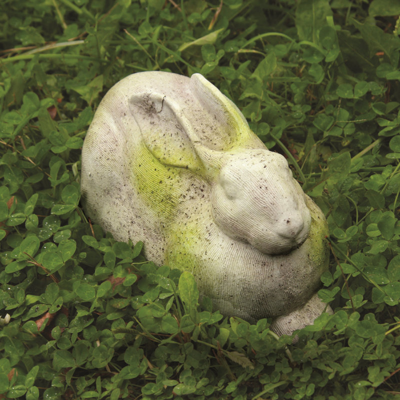 Mcelroy Rabbit Fiberstone Garden Statue