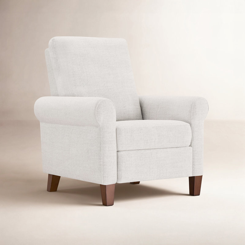 Eleanora Modern Upholstered  Recliner, Nathan Wheat