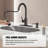 Kitchen Faucet, Pull-Down Sprayer High Arc Single Handle, With Soap Dispenser, Classic 3-Mode Faucet, Suitable For Kitchen Sink Laundry Room.-113103325